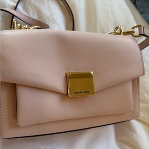 Michael Kors light pink crossbody bag
